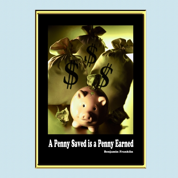 Creation of A Penny Saved...: Step 9